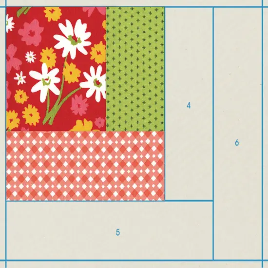 June Tailor Quilt As You Go Log Cabin Mug Mats 3/Pkg-Finished Size 8.5"X10.5" {4}