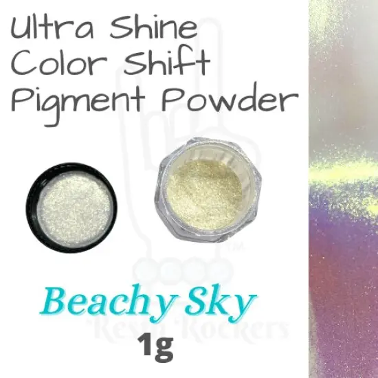 Resin Rockers Premium Color-shift Chameleon Pigment Powder Ultra Shine Beachy Sky {2}