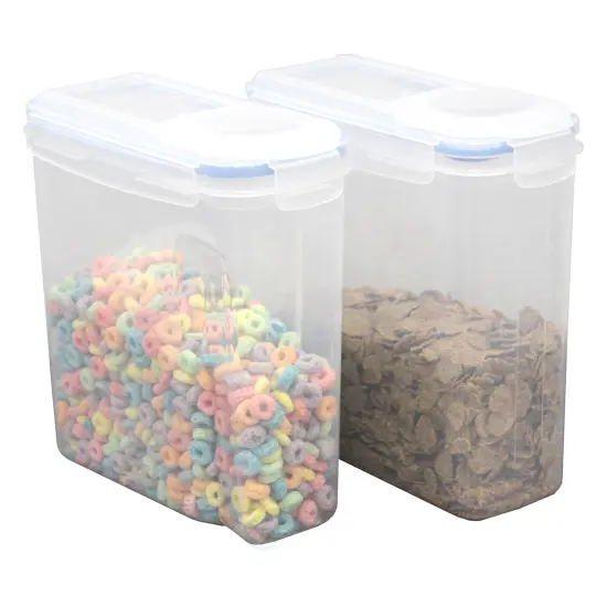 BPA-Free Plastic Food Containers with Airtight Spout Lid, Set of 2 {1}