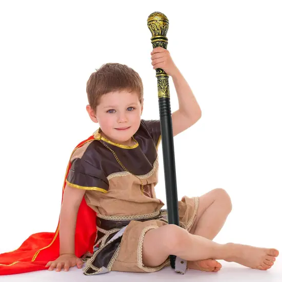 Antique Gold Walking Cane - Elegant Vintage Prop Stick Dress Canes Costume Accessories for All Ages {3}