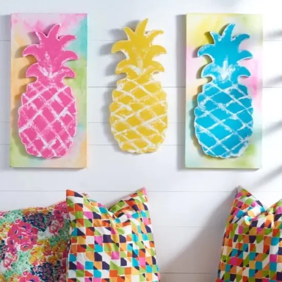 21 in. Unfinished Wooden Pineapple Shape {3}