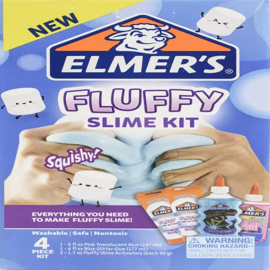Elmer's All-In-One Slime Kit-Fluffy {1}