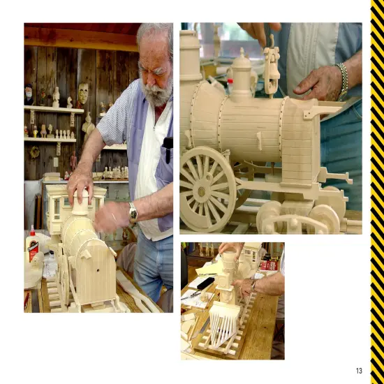 Carving an 1880s Western Train {2}