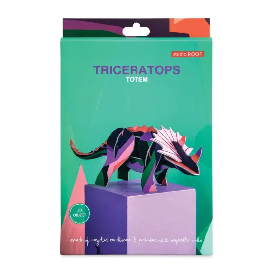Studio Roof 3D Figures - Triceratops {1}