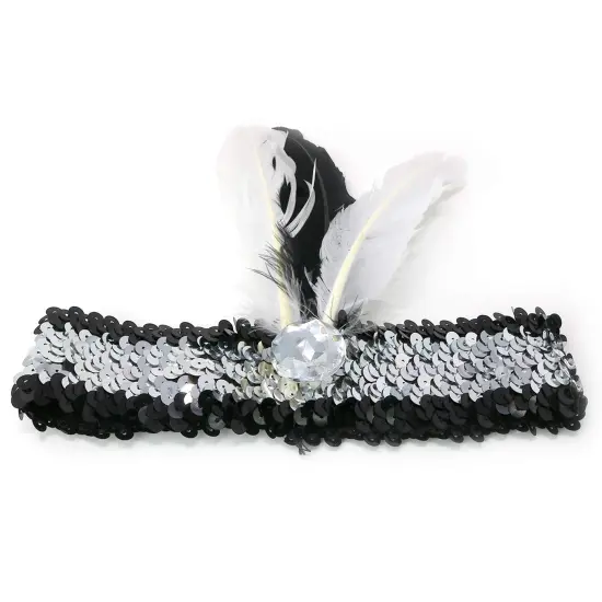 Roaring Twenties Flapper Headband - Women's Early 1920's Flapper Headpiece - 1 Piece {4}