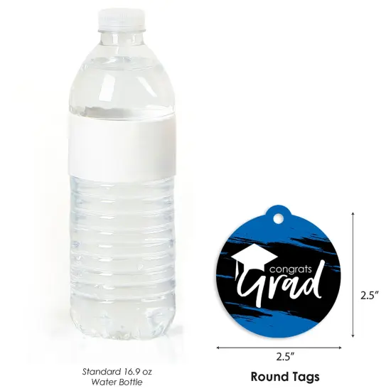 Big Dot of Happiness Blue Grad - Best is Yet to Come - Royal BlueGraduation Party Favor Gift Tags (Set of 20) {4}