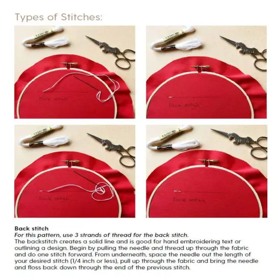 MCreativeJ Mushroom Trio - Intermediate Embroidery DIY Craft Kit {6}