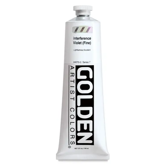 Golden Heavy Body Artist Acrylics - Interference Violet (Fine), 5 oz tube {1}