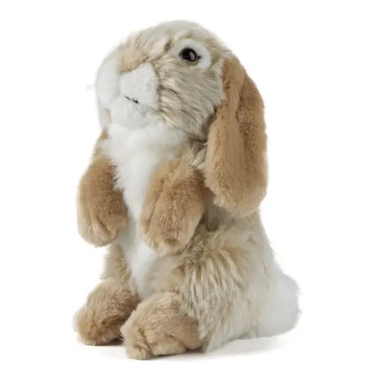 Sitting Brown Lop Eared Rabbit by LIVING NATURE - 7" {1}
