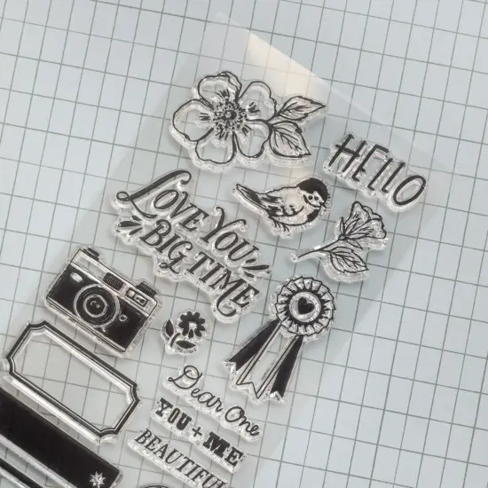 Maggie Holmes Market Square Acrylic Stamps 15/Pkg {4}