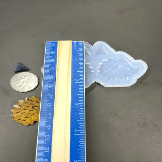 Hedgehog Porcupine Dangle Earring Mold (C7) {3}