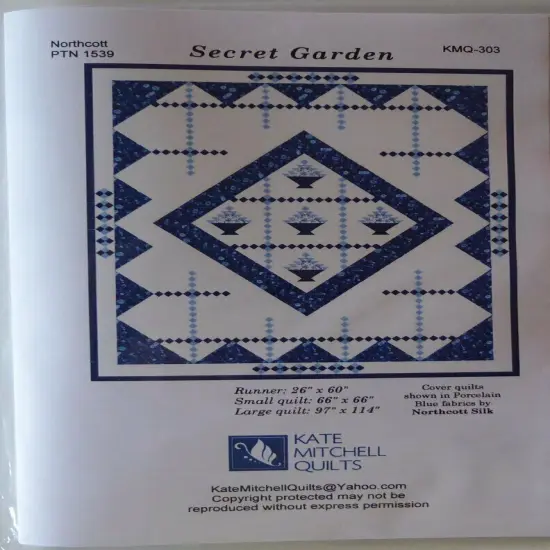 Secret Garden Pattern Gorgeous classic quilt in three sizes {2}