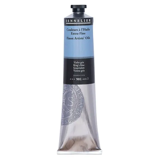 Sennelier Artists' Extra Fine Oil Paint - King's Blue, 200 ml tube {2}