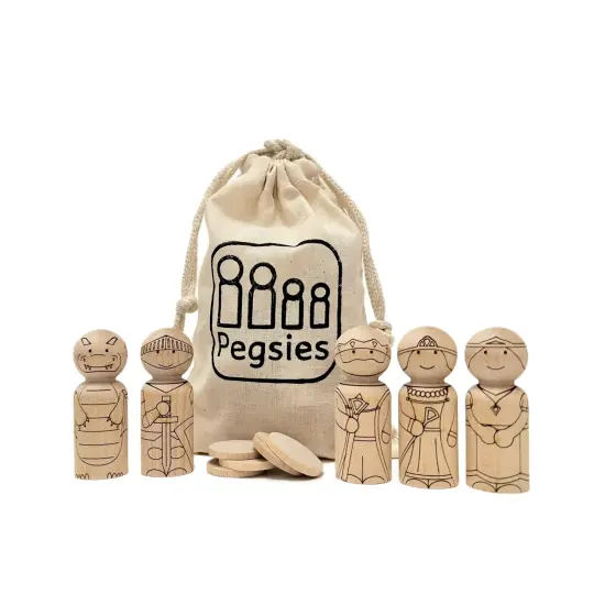 Royal Peg Doll Set by Pegsies&trade; {1}