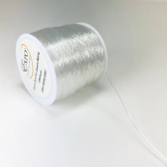 Elastic Stretch String Cord for Jewelry Making 1.0mm, in 100m Spool Black {4}