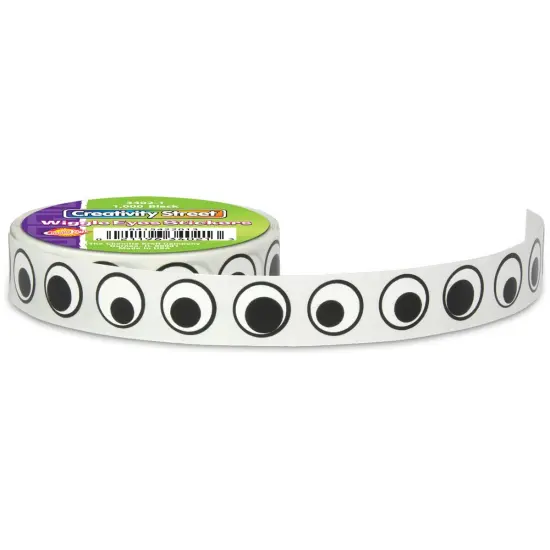 Multipack of 4 - Wiggle Eyes Stickers .5" 1,000/Pkg-Black {3}