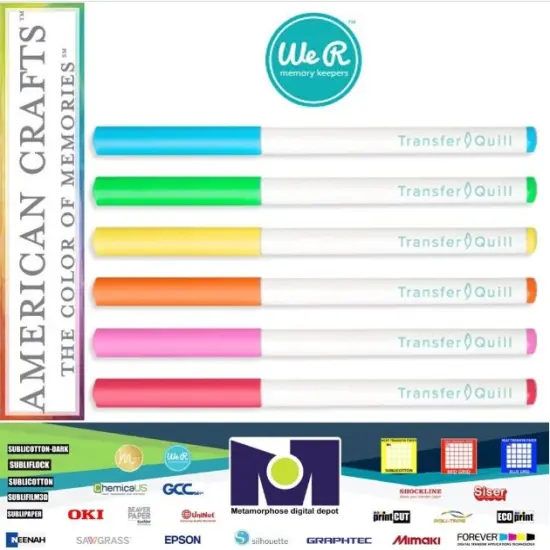 Transfer Quill PEN - Heat Transfer Brights - We R Memory Keepers 661152 {1}