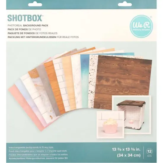 We R Memory Keepers - ShotBox Collection - Photoreal Backgrounds - 12 Pack 660417 {5}