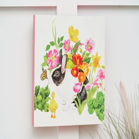 Bunny & Duck Easter Shelf Sitter Centerpiece {4}