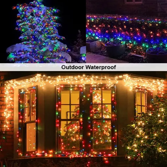 Perfect Holiday 200 LED String Solar Light Warm white {7}