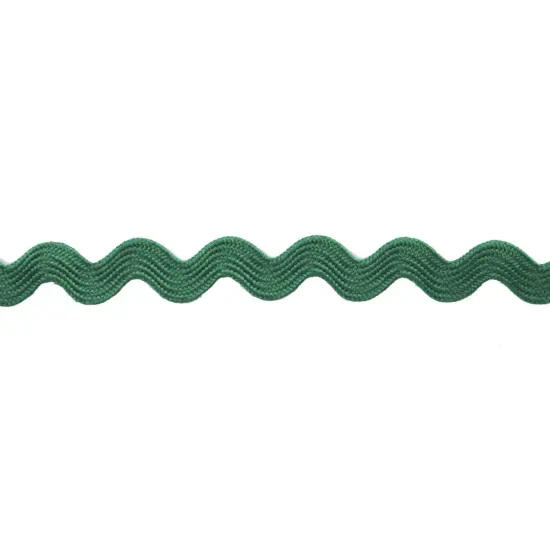 Belagio Small Ric Rac Trim, 0.375" Wide, 25 Yards, Emerald {1}