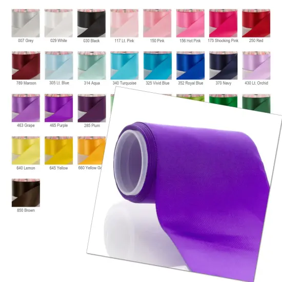 3" Double Faced Satin Ribbon 275 Wine 25yd {2}