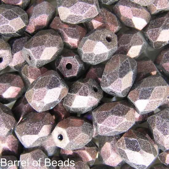 Baros Par Puca®, Czech glass bead, Metallic Matte Burgundy, 10 grams {1}