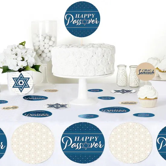 Big Dot of Happiness Happy Passover - Pesach Jewish Holiday Party Giant Circle Confetti - Party Decorations - Large Confetti 27 Count {6}