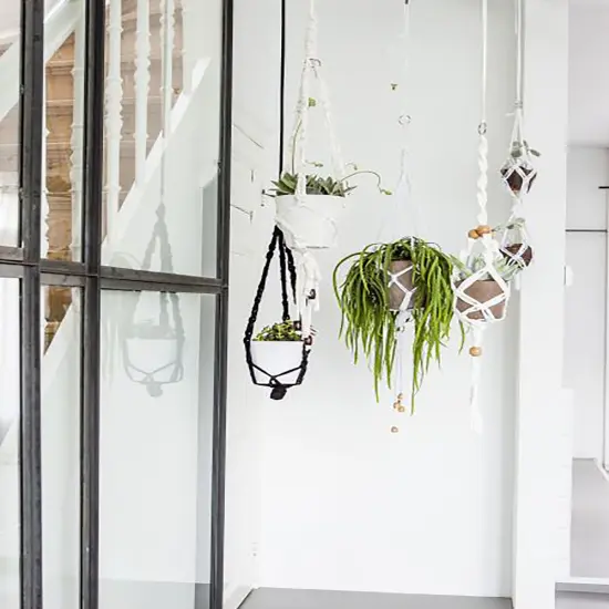 Hoooked Macrame Hanging Basket Kit W/Zpagetti Yarn {1}