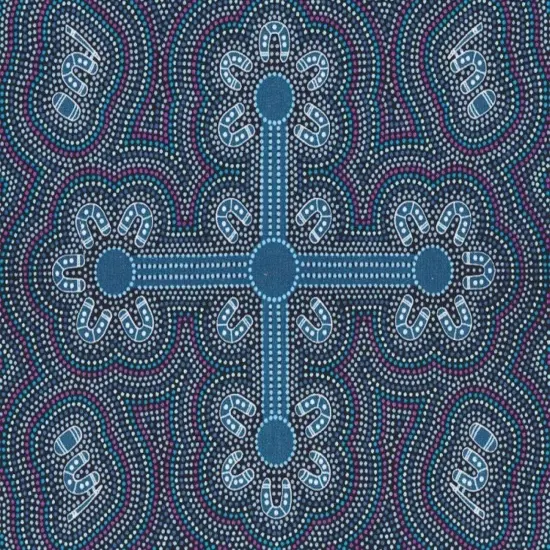 Ladies Dancing at Ceremony Purple By Margaret Wallace Cotton Fabric by the Yard {2}