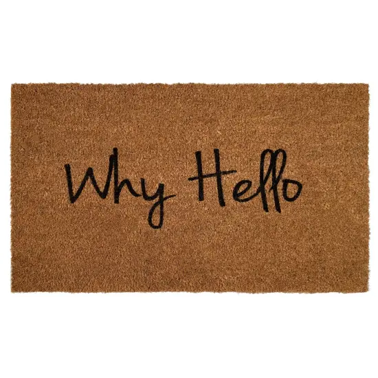 Calloway Mills 106681729 Why Hello Doormat 17" x 29" {3}