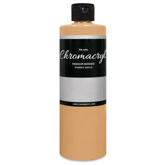 Chromacryl Students' Acrylics - Peach, Pint bottle {1}