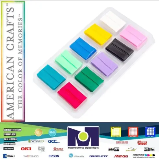 MEDIUM - AC - ART SUPPLY BASICS - POLYMER CLAY (10 PIECE) 354852 - Plastilina {1}