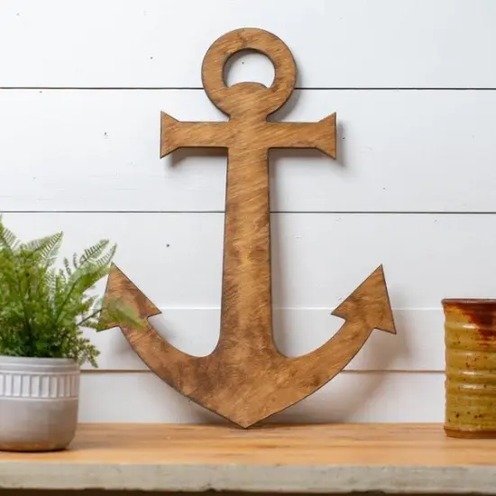 23 in. Unfinished Anchor {4}