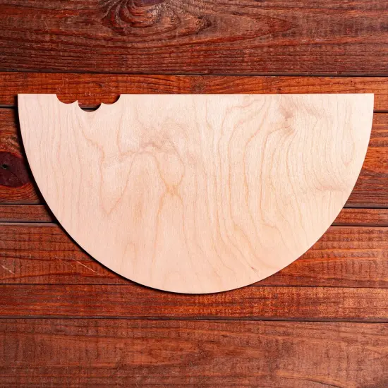 20 in. Unfinished Wooden Watermelon Shape {1}
