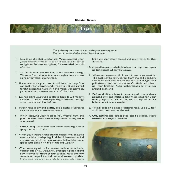 Weaving on Gourds {4}