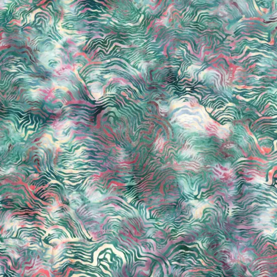 Chamomile Hand dyed batik Q2112-418 in Bali featuring original Hoffman design {2}