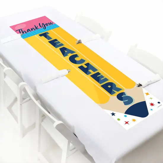 Big Dot of Happiness Thank You Teachers - Teacher Appreciation Front Door Decoration - Vertical Banner {6}