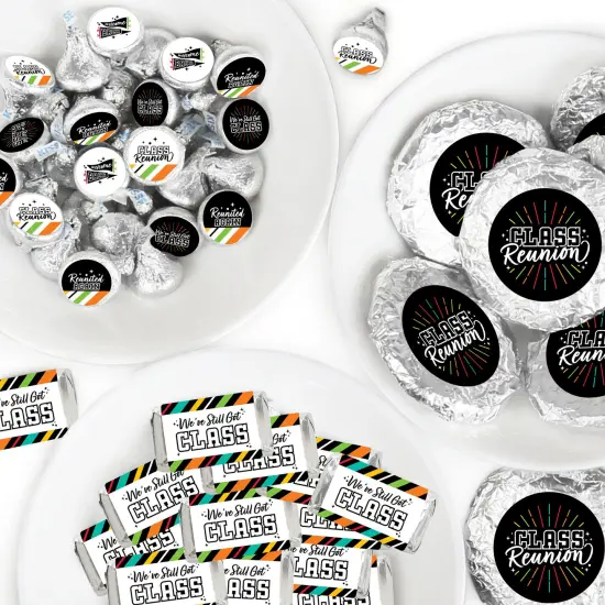 Big Dot of Happiness Still Got Class - High School Reunion Party Candy Favor Sticker Kit - 304 Pieces {1}