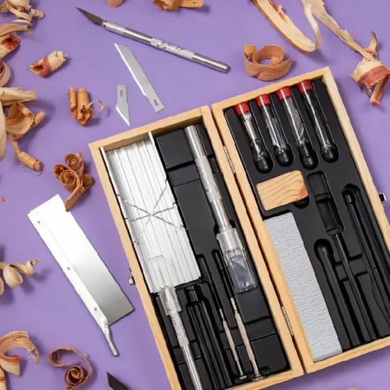 Deluxe Knife and Tool Set {5}
