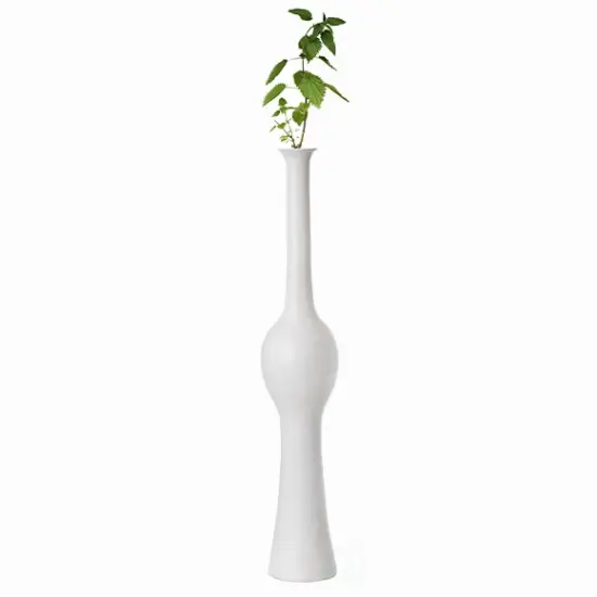 Unique Style 58.75 inch Tall Floor Vase for Entryway, Dining, or Living Room Decor, Elegant White Ceramic Tall Vase with Intricate Design, Contemporary Home Accent Piece, Modern Decorative Pottery {1}