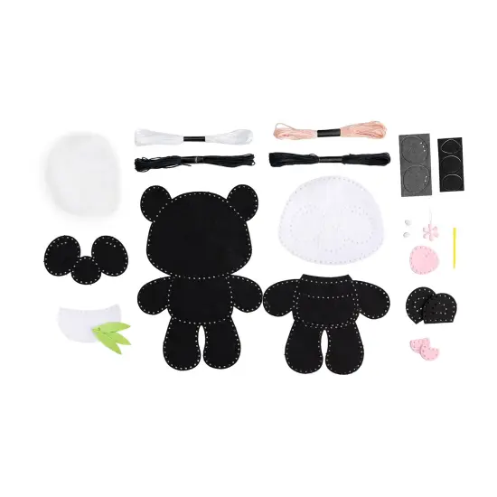 Colorbok Felt Softie Kit-Panda {4}