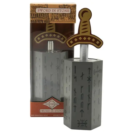 True Genius - Sword and Stone Brainteaser Puzzle Game {3}