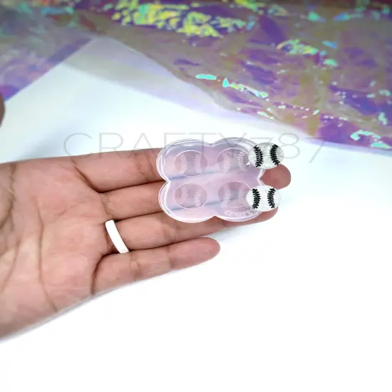 Baseball Softball Stud Earrings Silicone Mold (A6) {1}