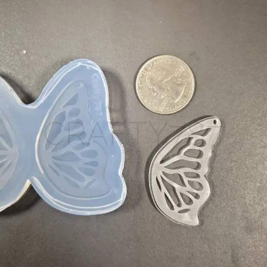 Butterfly Dangle Earring Silicone Mold (C12) {3}