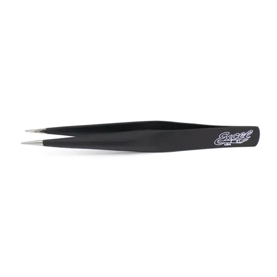Hollow Point Tweezers Silver {2}