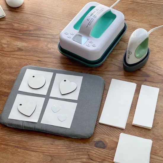 Precut Butcher Paper Sheets for Sublimation & Heat Press Crafts (Large, 6 in x 3 in), White, Uncoated {3}