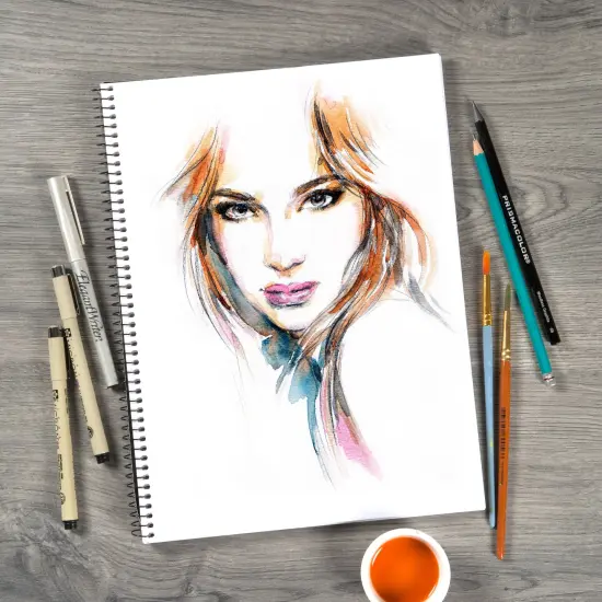 Speedball Bienfang Mixed Media Paper Pad 9"X12"-40 Sheets {3}