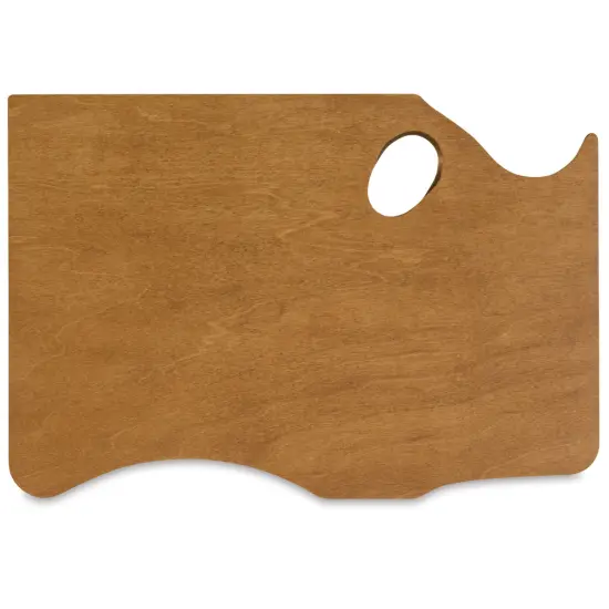 New Wave Art Wood Palette - 16" x 11" x 1/5", Highland, Left Hand {1}