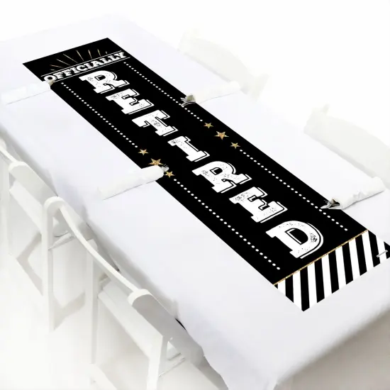 Big Dot of Happiness Happy Retirement - Retirement Party Front Door Decoration - Vertical Banner {6}